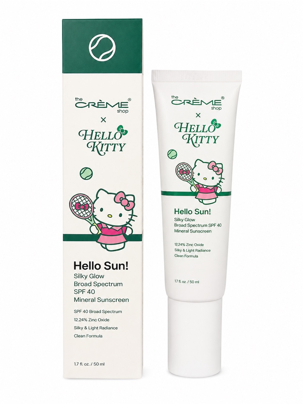 The crème shop Hello Sun! Silky Glow Mineral Sunscreen SPF 40